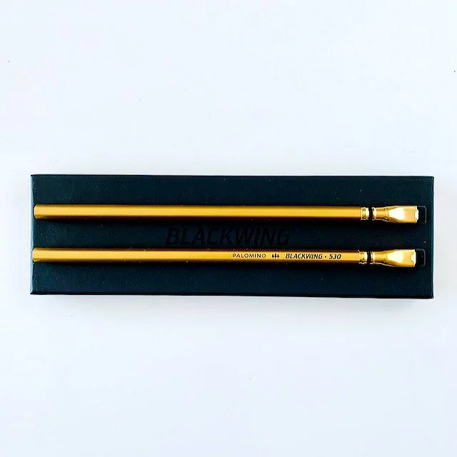 つ*郎様 BLACKWING VOL. 530 限定版ゴールド鉛筆 12本セット BLACKWING VOLUME 530 - SUTTER'S MILL, CALIFORNIA — Pickle Papers